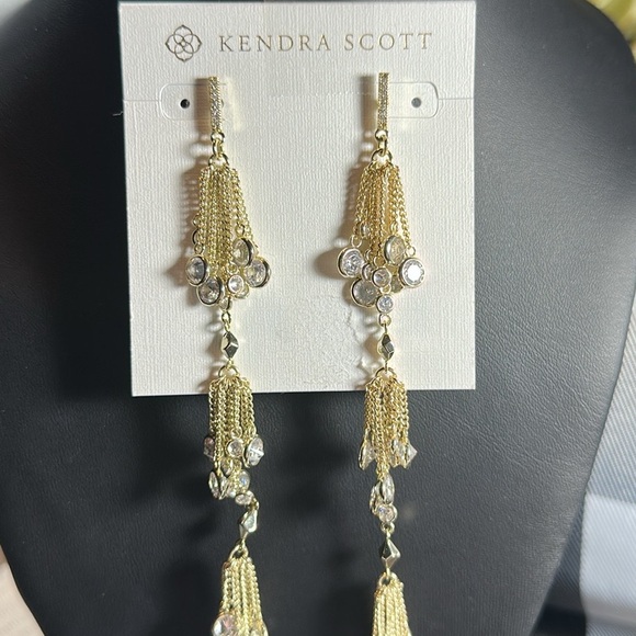 ~Kendra Scott earrings Talluah dangle drop tassels - Picture 1 of 8